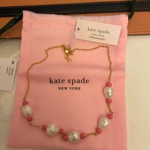 NWT Kate Spade freshwater pearls necklace.